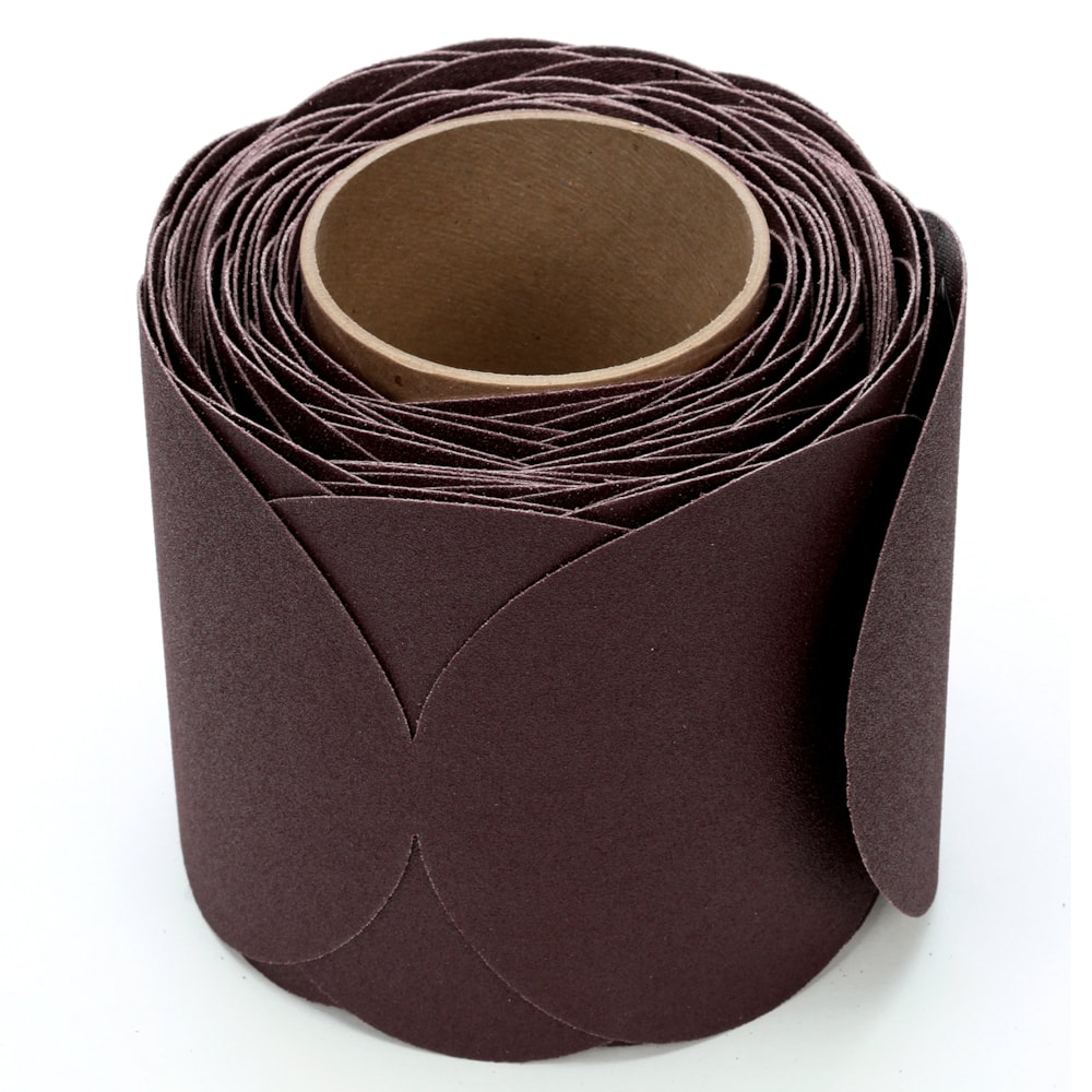 Stikit™ Cloth Disc Roll 341D, 5 in x NH P120 X-weight, 100 discs per roll 4 rolls per case