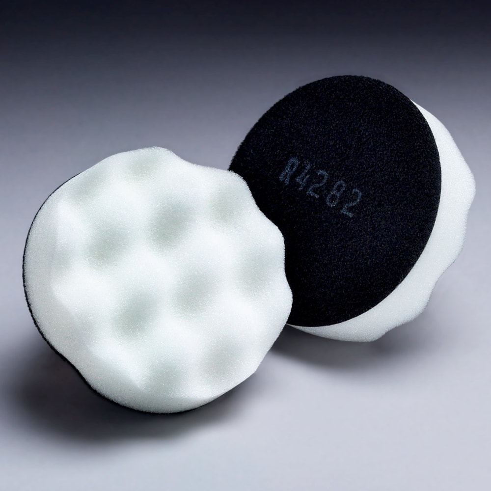 Finesse-it™ Buffing Pad 01912, 5-1/4 in White Foam, 10 per inner 50 per case