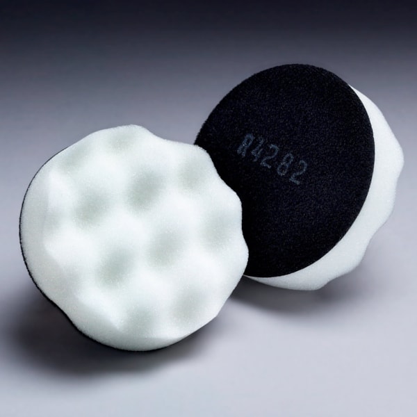 Finesse-it™ Buffing Pad 01912, 5-1/4 in White Foam, 10 per inner 50 per case
