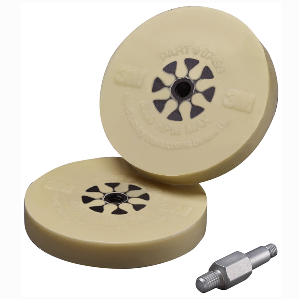 Stripe Off Wheel 07498, 4 in x 5/8 in with Mandrel, 5 per case