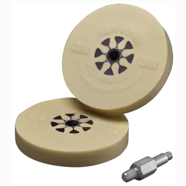 Stripe Off Wheel 07498, 4 in x 5/8 in with Mandrel, 5 per case