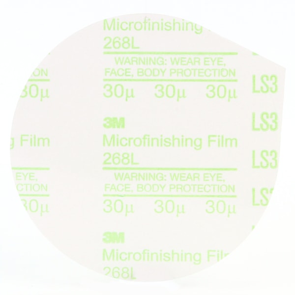 Microfinishing PSA Film Type D Disc 268L, 5 in x NH 30 Micron, 25 per inner 500 per case