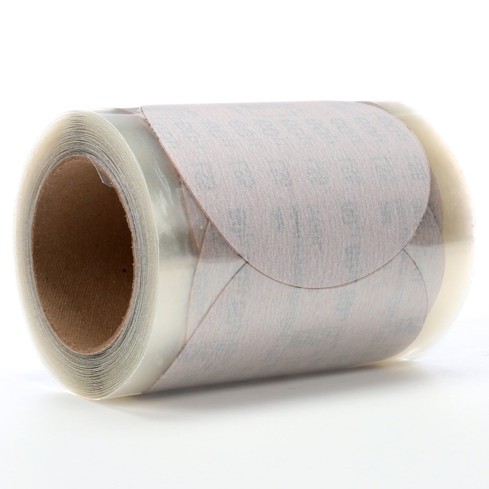 Microfinishing PSA Film Type D Disc Roll 366L, 5 in x NH 60 Micron, 125 discs per roll 4 rolls per case