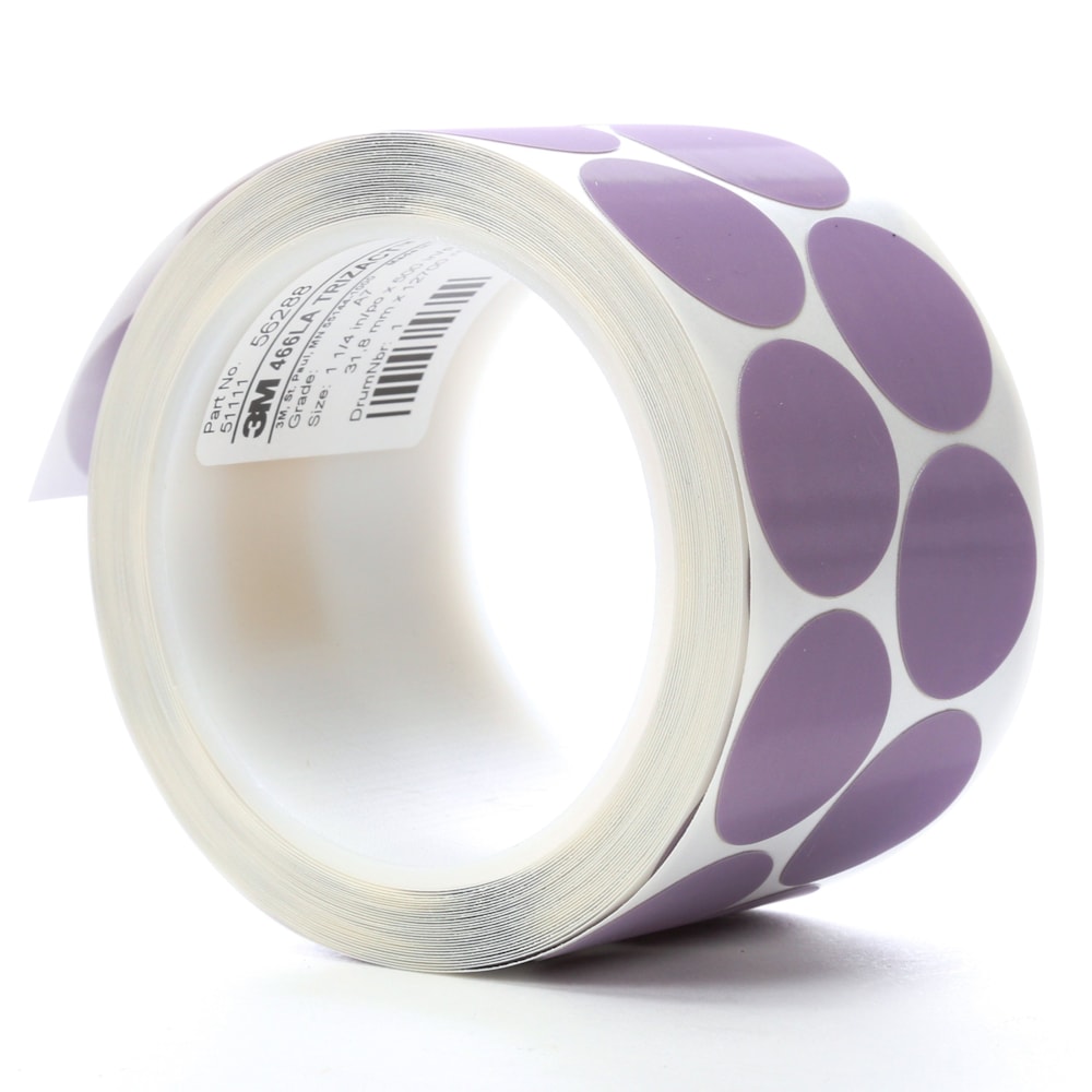 Trizact™ Finesse-it™ Film Disc Roll 466LA, 1-1/4 in x NH A7, 500 discs per roll 4 rolls per case