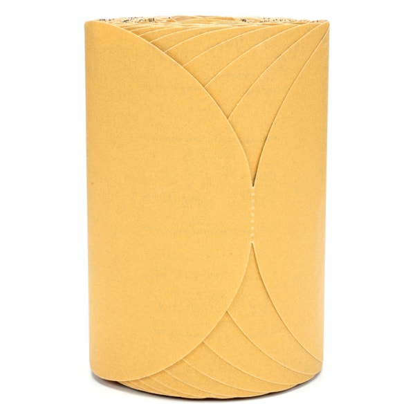 Stikit™ Gold Paper Disc Roll, 6 in x NH P180 A-weight, 175 discs per roll 6 rolls per case
