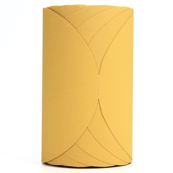 Stikit™ Gold Film Disc Roll, 01360, 6 in, P150, 125 discs per roll, 4 rolls per case