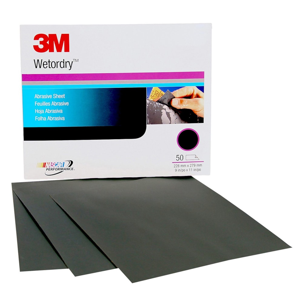Wetordry™ Abrasive Sheet, 02034, 9 in x 11 in, 1000, 50 sheets per box, 5 boxes per case