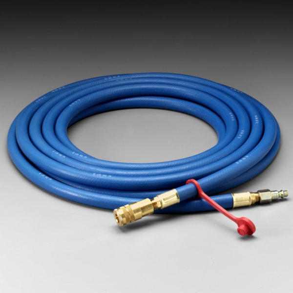 25' 3/8" ID, Industrial Interchange Fittings, High Pressure Supplied Air Respirator Hose