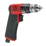 Mini Air Drill, 1/4 in Keyed Chuck, 2800 rpm, 0.3 hp, 16.4 cfm, 90 psi, Aluminum Housing thumbnail 1