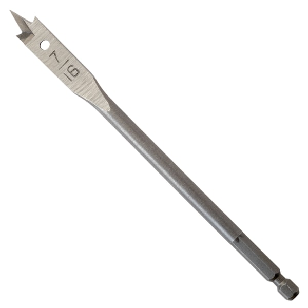 Flat Boring Bit 7/16" x 6"