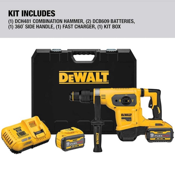 20V 60V MAX* Cordless Brushless 1 9/16" SDS Max Combination Hammer Kit
