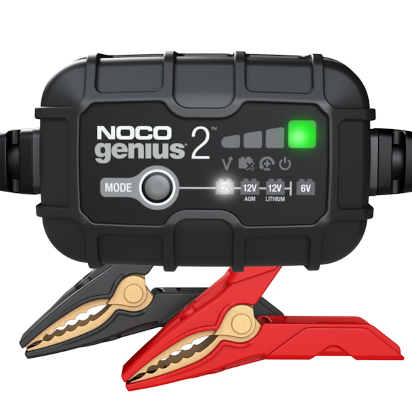 Genius® UltraSafe 2 AMP 6V & 12V Battery Charger Maintainer 