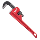Tether Ready Pipe Wrench, 1-1/2 in Pipe, Serrated Jaw, 10 in OAL thumbnail 1