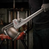 Tether Ready Pipe Wrench, 3 in Pipe, Serrated Jaw, 24 in OAL thumbnail 2