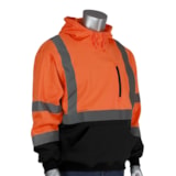 ANSI Type R Class 3 HI-Vis Pullover Sweatshirt with Black Bottom, Custom Product thumbnail 2