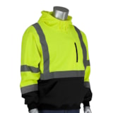 ANSI Type R Class 3 HI-Vis Pullover Sweatshirt with Black Bottom, Custom Product thumbnail 3