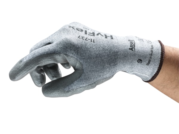 HyFlex® 11-727 PU Coated Level A2 Cut Resistant Gloves