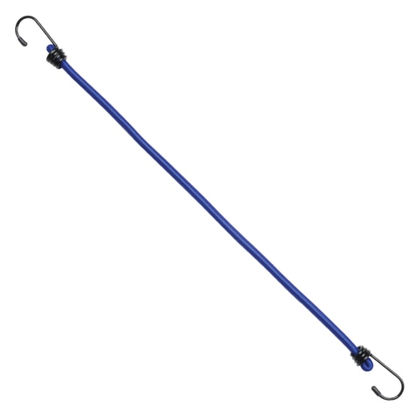 18" Bungee Cord with Steel Hooks, Blue, 10/Pack