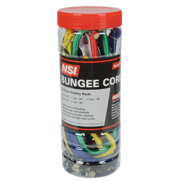 12-Piece Bungee Assortment Kit