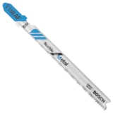 Flexible Jig Saw Blade, 3-5/8 in L x 0.3 in W, 17/24, Bi-Metal Body 5/PK thumbnail 1