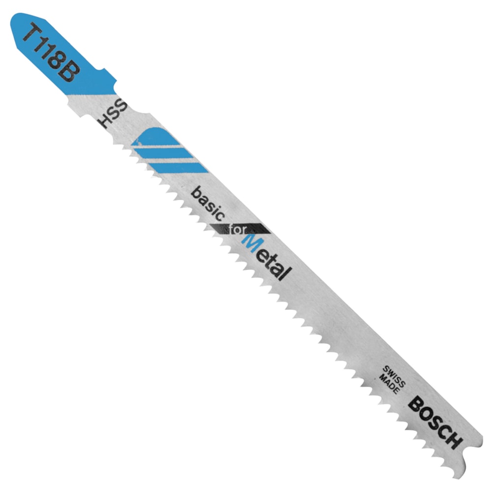 Basic Jig Saw Blade, 3-5/8 in L x 0.3 in W, 11/14 TPI, High Speed Steel Body