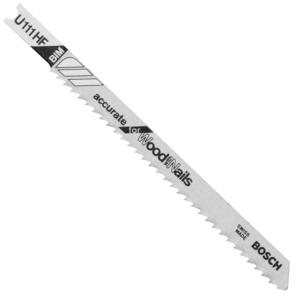 Accurate Jig Saw Blade, 4 in L x 0.3 in W, 10 TPI, Bi-Metal Body