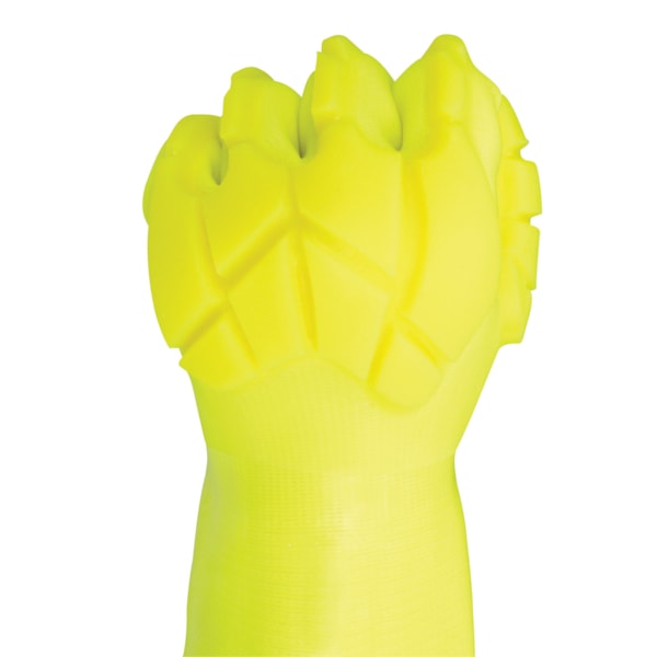 Hi Vis Yellow Chemical/Impact Cut Protection Gloves