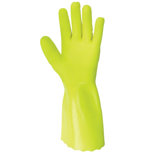 Hi Vis Yellow Chemical/Impact Cut Protection Gloves