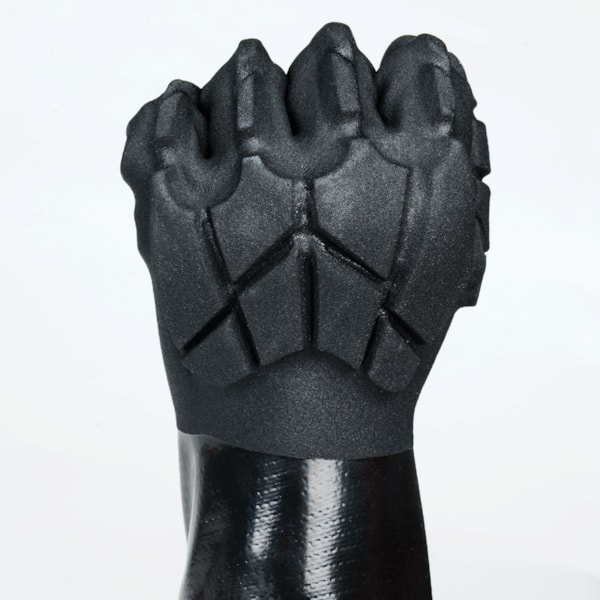 Black Chemical/Impact Protection Non-Cut Glove