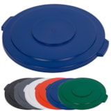 Bronco™ Round Waste Container Lid 44 Gallon thumbnail 1