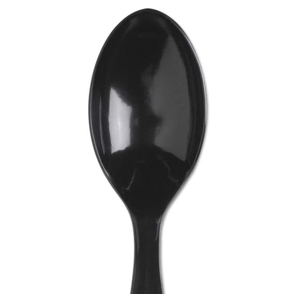 SmartStock® Black Medium-weight Polystyrene Multi-purpose Spoon Refill 960/Case