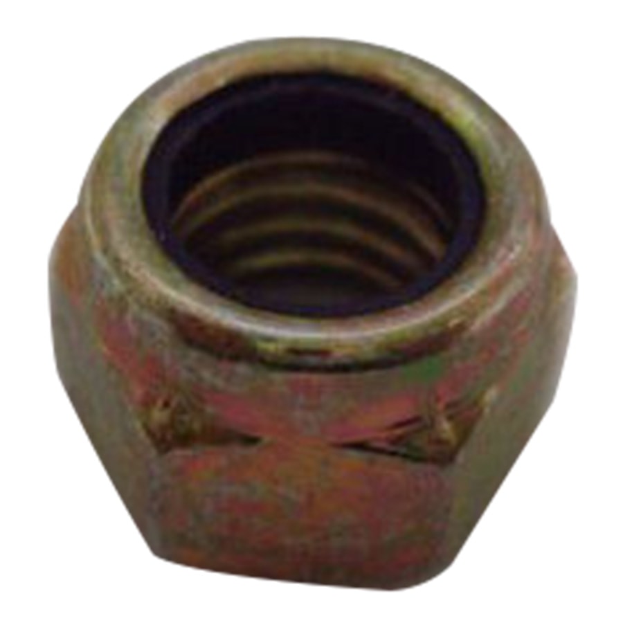 Light Hex Nylon Insert Lock Nut, 5/16-18, 0.502 - 0.492 in W x 0.344 in H, Grade 8, Steel, Zinc Trivalent