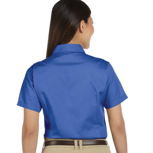 Easy Blend™ Women's Stain Release Short Sleeve Twill Shirt, Custom Product Add Your Logo