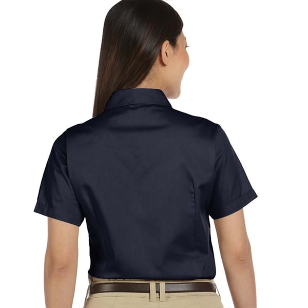 Easy Blend™ Women's Stain Release Short Sleeve Twill Shirt, Custom Product Add Your Logo