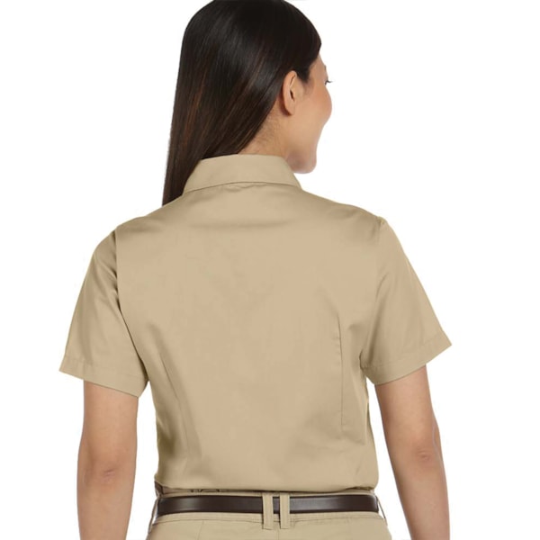 Easy Blend™ Women's Stain Release Short Sleeve Twill Shirt, Custom Product Add Your Logo
