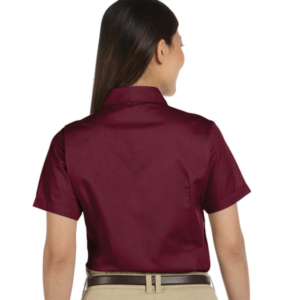 Easy Blend™ Women's Stain Release Short Sleeve Twill Shirt, Custom Product Add Your Logo