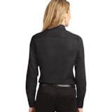 Easy Care Women's Long Sleeve Shirt, Custom Product Add Your Logo thumbnail 2