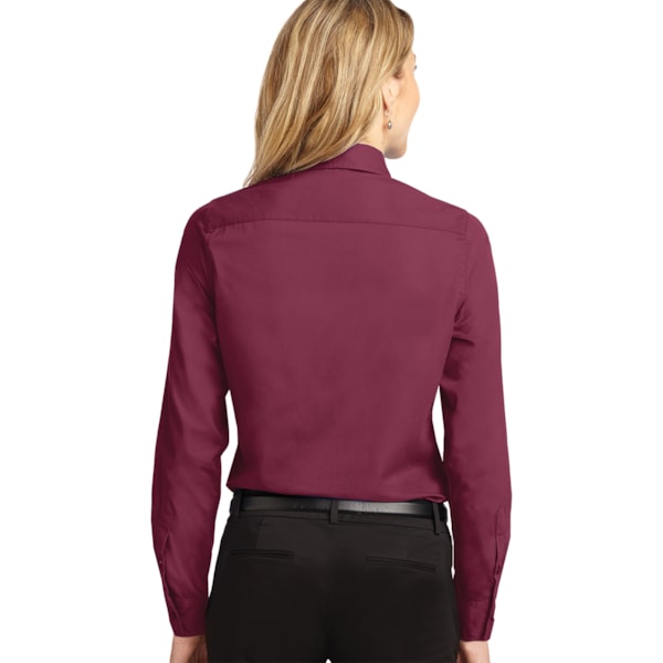 Easy Care Women's Long Sleeve Shirt, Custom Product Add Your Logo