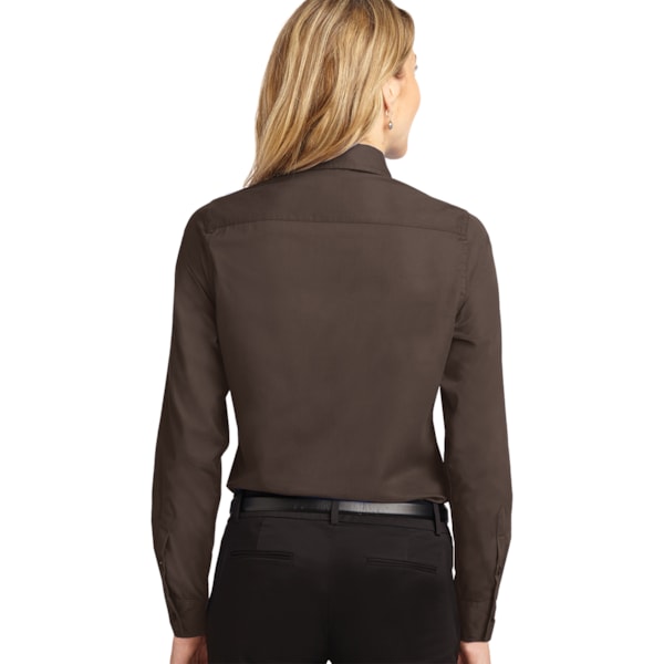 Easy Care Women's Long Sleeve Shirt, Custom Product Add Your Logo