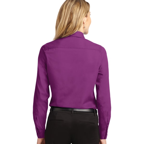 Easy Care Women's Long Sleeve Shirt, Custom Product Add Your Logo
