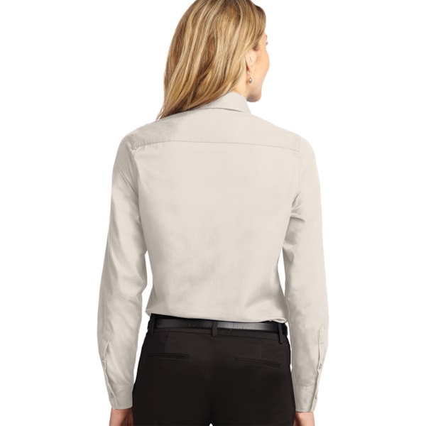 Easy Care Women's Long Sleeve Shirt, Custom Product Add Your Logo