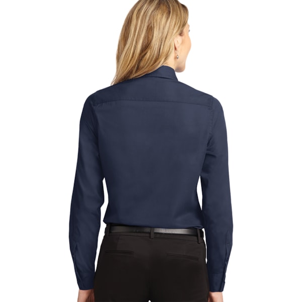 Easy Care Women's Long Sleeve Shirt, Custom Product Add Your Logo