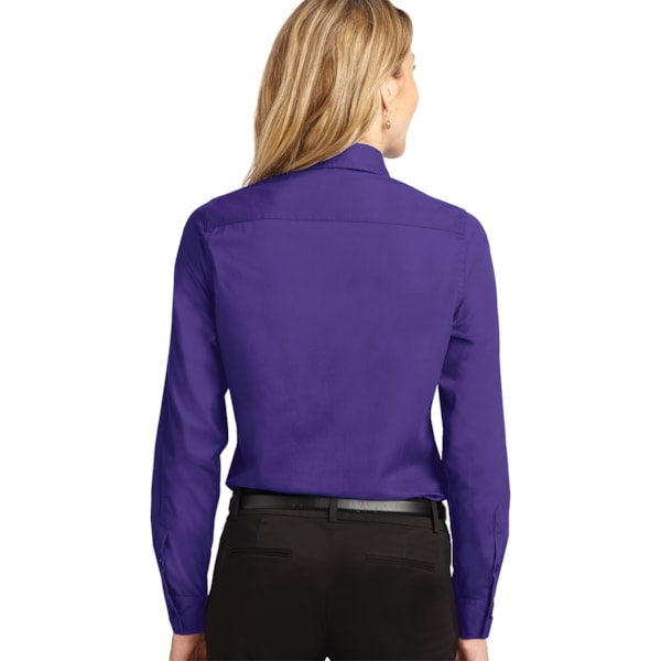 Easy Care Women's Long Sleeve Shirt, Custom Product Add Your Logo