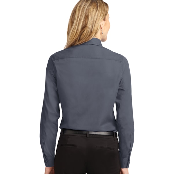 Easy Care Women's Long Sleeve Shirt, Custom Product Add Your Logo