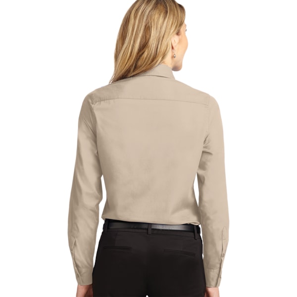 Easy Care Women's Long Sleeve Shirt, Custom Product Add Your Logo