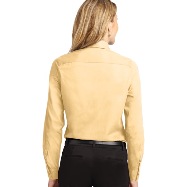 Easy Care Women's Long Sleeve Shirt, Custom Product Add Your Logo