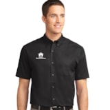 Easy Care Men's Short Sleeve Shirts, Custom Product Add Your Logo thumbnail 1