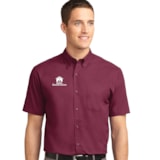 Easy Care Men's Short Sleeve Shirts, Custom Product Add Your Logo thumbnail 3