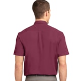 Easy Care Men's Short Sleeve Shirts, Custom Product Add Your Logo thumbnail 4