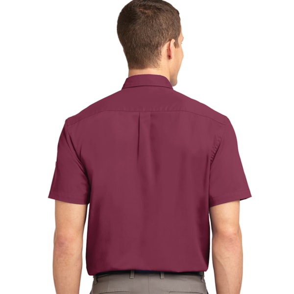 Easy Care Men's Short Sleeve Shirts, Custom Product Add Your Logo